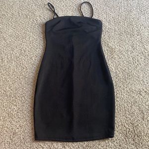 Mini black dress